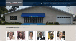 Desktop Screenshot of carneyfuneralhome.net