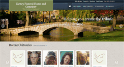 Desktop Screenshot of carneyfuneralhome.com